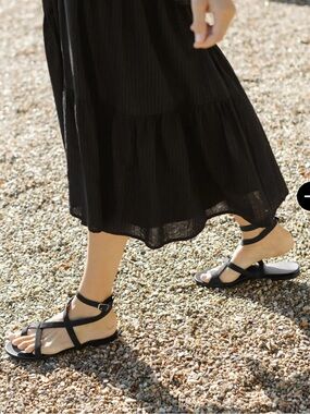 Jenni Kayne Oiled-Leather Strappy Sandal